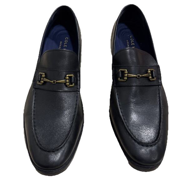 Mens Cole Haan Hamilton Grand Bit Loafers Shoes Sz 11 M Black C25135
